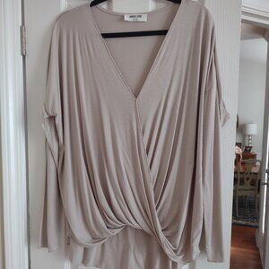 Double Zero Boutique Wrap Top- Size L- Worn once